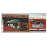 Lionel O Gauge 2133 freight station 14085 newsstand 128 in original boxes