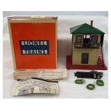 Lionel O Gauge 2324 Operating Switch Tower layout accessory in original box
