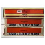 Lionel O Gauge 9220 op. milk car, 19802 Carnation op. milk car, 26863 ARE op. milk car in box