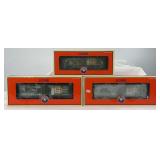 Lionel O Gauge 39437 Supplee flatcar w/milk containers, two 17378 Supplee milk cars in box