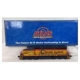 Atlas 3-rail O Gauge 6803-1 B&O Chessie System SD-35 diesel #7413 in box TMCC/RailSounds