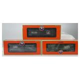 Lionel O Gauge 17340 White Brothers milk car, 17366 NH milk car, 52333 Harmony w/Lou Redman in box