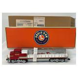 Lionel O Gauge 18258 Santa Fe Dash 9 diesel loco CONV dual motor smoke in shipper