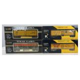 K-Line O Gauge box car and reefers, K742-2111, 6-22292, K7602, K761-1591 in box