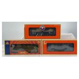 Lionel O Gauge 16755, 19965, 36766 operating freight cars in box
