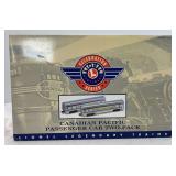 Lionel O Gauge 39106 Canadian Pacific aluminum passenger 2-pack in box