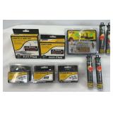 Woodland Scenics lights, hubs, port sharing device, splicer plugs, cables and more in package