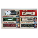 Lionel O Gauge 9334, 9213, 6101, 6110, 9408, 9860 freight trains in box