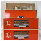 Lionel O Gauge 39185 Rio Grande alum. pass. 2-pack in shipper