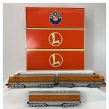 Lionel O Gauge 38192 PWR A, 38193 dummy A, 14540 RS dummy B Rio Grande F3 diesels in box