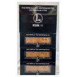 Lionel O Gauge 2026960 ATSF Vision 3-car reefer set in shipper