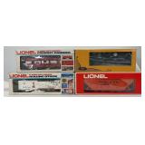 Lionel O Gauge 9271 M&StL, 9861 Tropicana, 9364 GN, 9112 D&RGW in original boxes