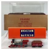 Lionel O Gauge 18008 Disneyland 4-4-0 steam loco and tender in box with display in shipper