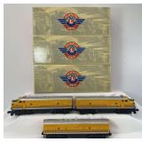 Lionel O Gauge TrainMaster 24526 2379P, 24527 2379C, 24528 2379T Rio Grande F3 A-B-A diesel set in box