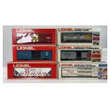 Lionel O Gauge 9354, 9855, 9408, 9725, 9768, 9262 freight trains in box