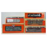 Lionel O Gauge 9228, 16666, 19510, 19612, 26795 freight in box