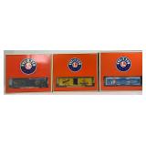 Lionel O Gauge 19894, 19898, 84378 operating milk cars in box