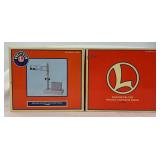 Two Lionel O Gauge 22934 mainline die-cast walkout cantilever signals in box