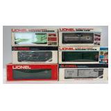 Lionel O Gauge 16237, 9401, 9863, 9147, 16639, 5709 freight trains in box