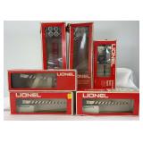 Lionel O Gauge 2140, two 2313, three 2152 accessories in original boxes