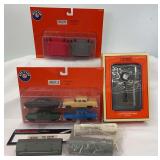 Lionel O Gauge 14147, 12844, 83215, 81738 in original packaging
