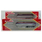 Williams O Gauge GEN805 GEM810 Amtrak Genesis A-B units in box