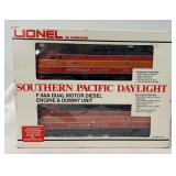 Lionel O Gauge 8260 & 8262 Southern Pacific Daylight F-3A-A in box