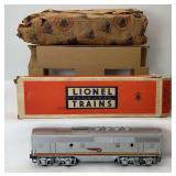 Postwar Lionel O Gauge 2343C Santa Fe B Unit in original box with insert and wrap