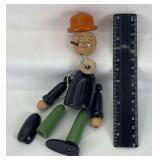 Moon Mullins Wooden Toy Figure