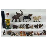 Assorted Collection of Animal Figurines
