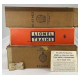 Postwar Lionel O Gauge 2343 O Gauge Twin Diesel master carton with P and T boxes