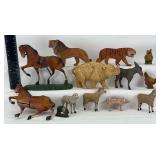 Collection of Painted Animal Figures, Likely German