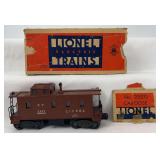 Postwar Lionel O Gauge 2357 SP illuminated caboose with box