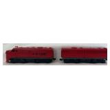 Postwar Lionel O Gauge Alco diesel A-B locomotive units