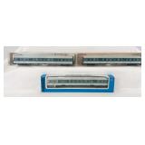 HO Scale Marklin 4259, Fleischmann 1439 & 4439 DB passenger cars in original packages