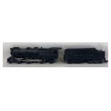 Prewar American Flyer O Gauge 545 4-4-2 die-cast steam locomotive and die-cast 12 wheel tender