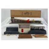 Postwar Lionel O Gauge 362 barrel loader in box and 464 sawmill