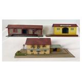 OO/HO/O Gauge tinplate toy train railroad station buildings platforms passenger Bing, Kibri, Karl Bub