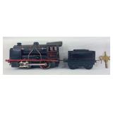 Marklin O Gauge 0-4-0 key wind clockwork steam 3870 locomotive and tender