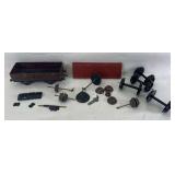 Gauge One and O Gauge wheels, axles, roof, body, parts, more