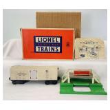 Postwar Lionel O Gauge 3472 operating milk car in original box w/3462-70 & instructions