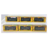 HO Scale Fleischmann three 1401, one 1402, two 1403 passenger coaches in original boxes