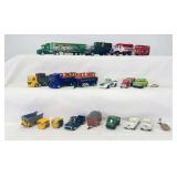 Group of Siku, Wiking, Maisto, Matchbox and other die-cast and plastic vehicles in package