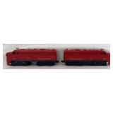 Postwar Lionel O Gauge 1055 The Texas Special Alco diesel A-A locomotive units