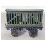 Prewar Spur 1/Gauge One cattle stock menagerie car Bing or Bub?