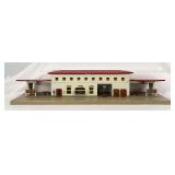 HO Scale Kibri Gepack, Zeitengen, Buffet, Baden railroad train station platform U.S. Zone Germany w/dealer stamp