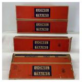 Postwar Lionel O Gauge 2421, 2422, 2423 passenger car empty original boxes