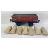 Prewar Marklin Spur 1/Gauge One D.R.B. goods wagon with non-opening doors