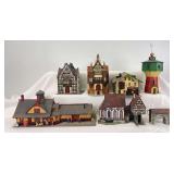 HO/N scale buildings VAU-PE, Vollmer and others, European German/Austrian village