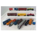 Group of fifteen HO Scale freight trains; Mantua, Tyco, Con-Cor, Lionel, Bachmann, Life-Like